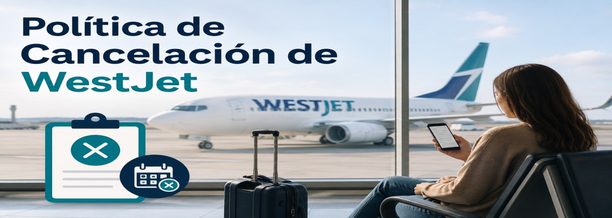 Política de Cancelación de WestJet: Regla, Tarifa y Reclamo